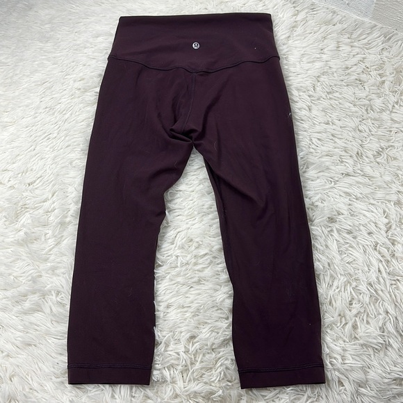🔥$SALE$🔥 Lululemon Align Crop (19") Black Cherry - Picture 5 of 7